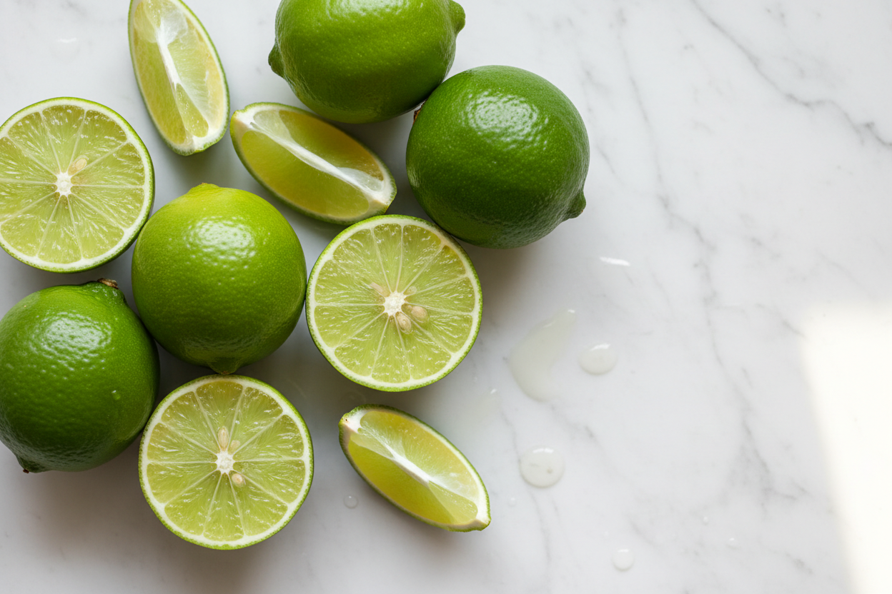 cut Persian limes