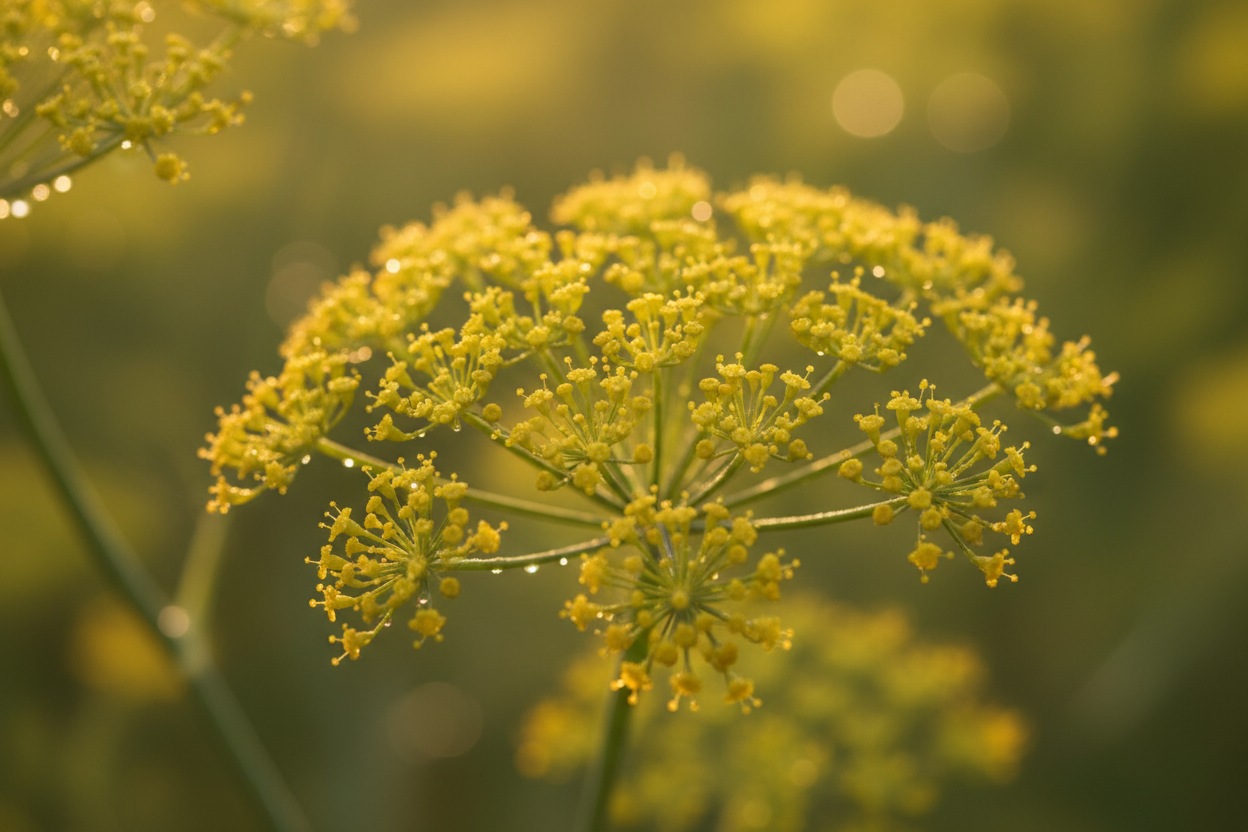 Dill blossoms