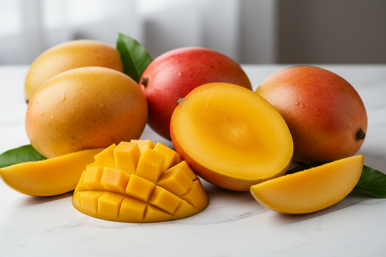 fresh mangos